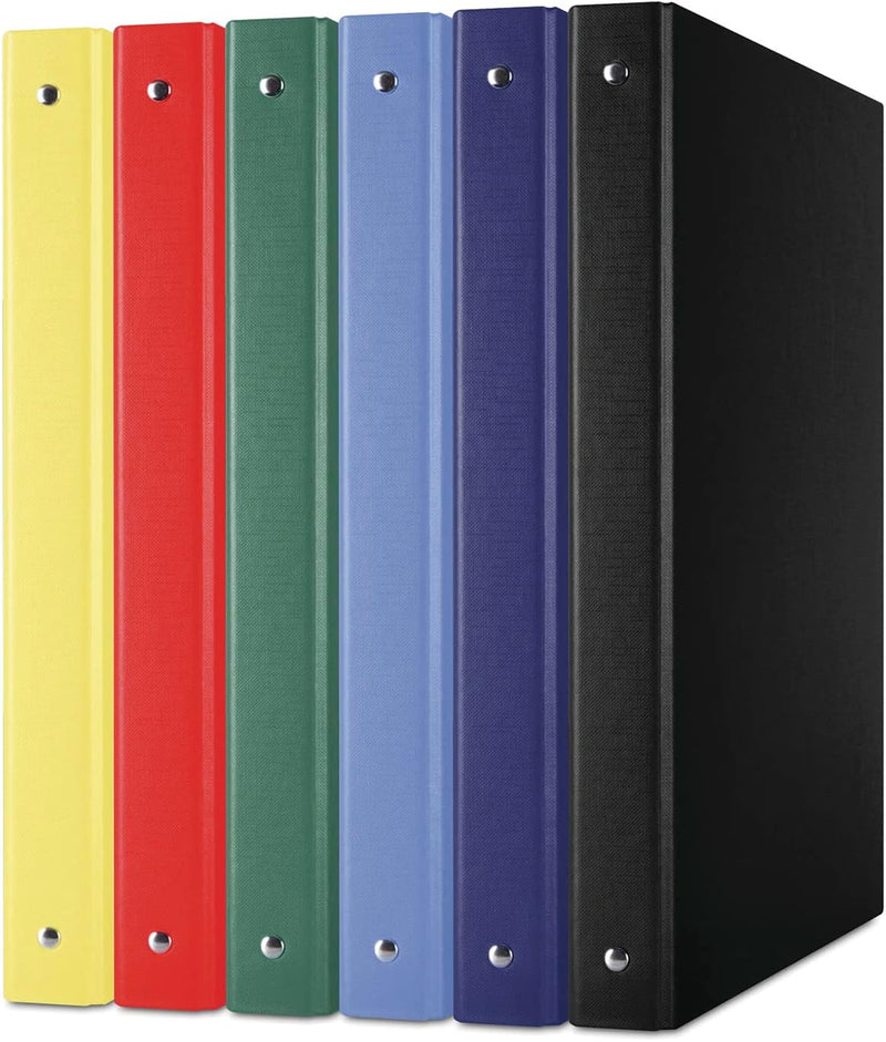 DONAU 3733001PL-99 Ringbuch/Farbig Sortiert | 4-O-Ring-Mechanik 20mm DIN A4 Ringordner Pappe/Kunstst