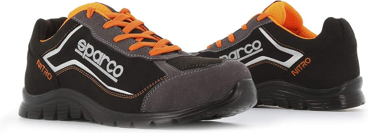 Sparco SPARCO TEAMWORK Scarpa Antinfortunistica Da Lavoro - BASSA PER UOMO E DONNA NITRO S3 SRC, Uni