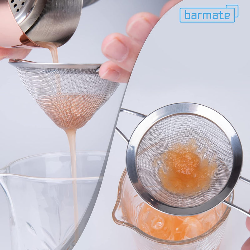 barmate Cocktail Shaker aus Edelstahl, Profi Boston Shaker, hochwertiges Barzubehör, 2-teilig 750ml