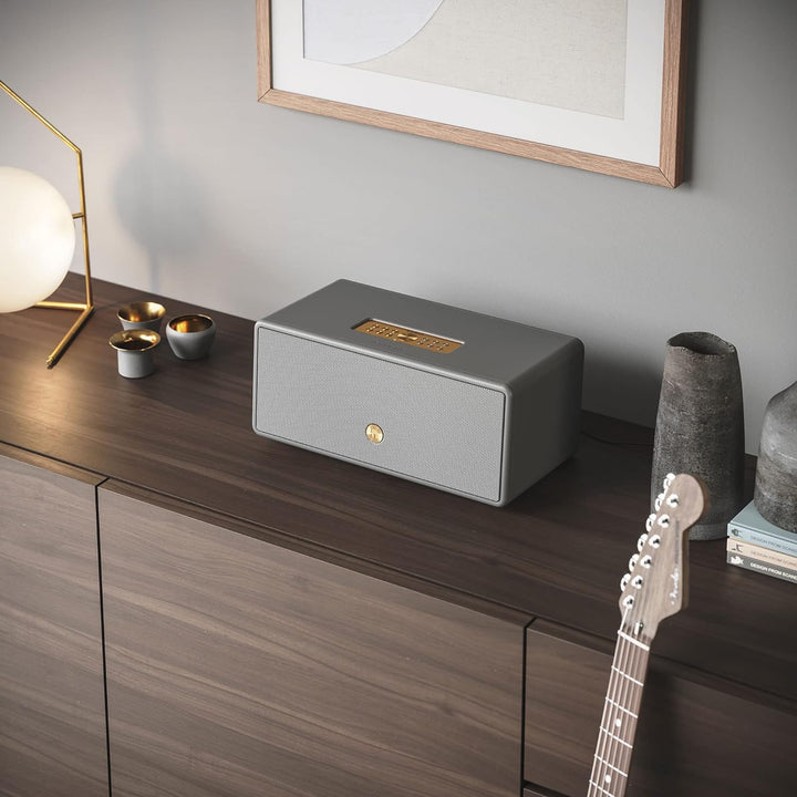 Audio Pro Drumfire-D2 - Ultra Kräftiger Multiroom Lautsprecher mit Bluetooth & WiFi - Stereo Speaker