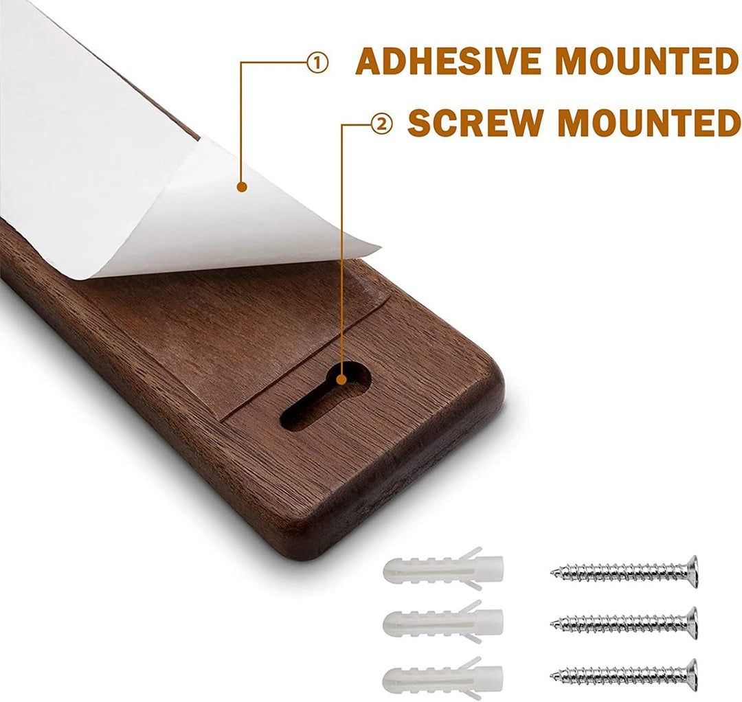 HOSHANHO Magnetleiste Messer 40 cm, Magnetisch Messerhalter für Wand, Akazienholz Messerhalter Magne