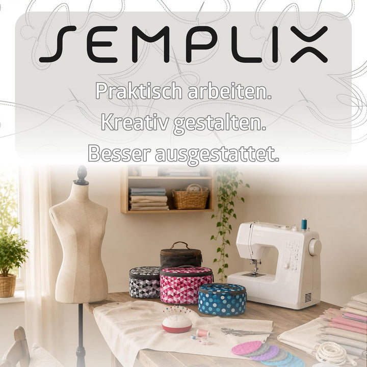 SEMPLIX Plottertasche, die optimale Aufbewahrungs- und Transport-Tasche für Hobby Plotter samt Zubeh