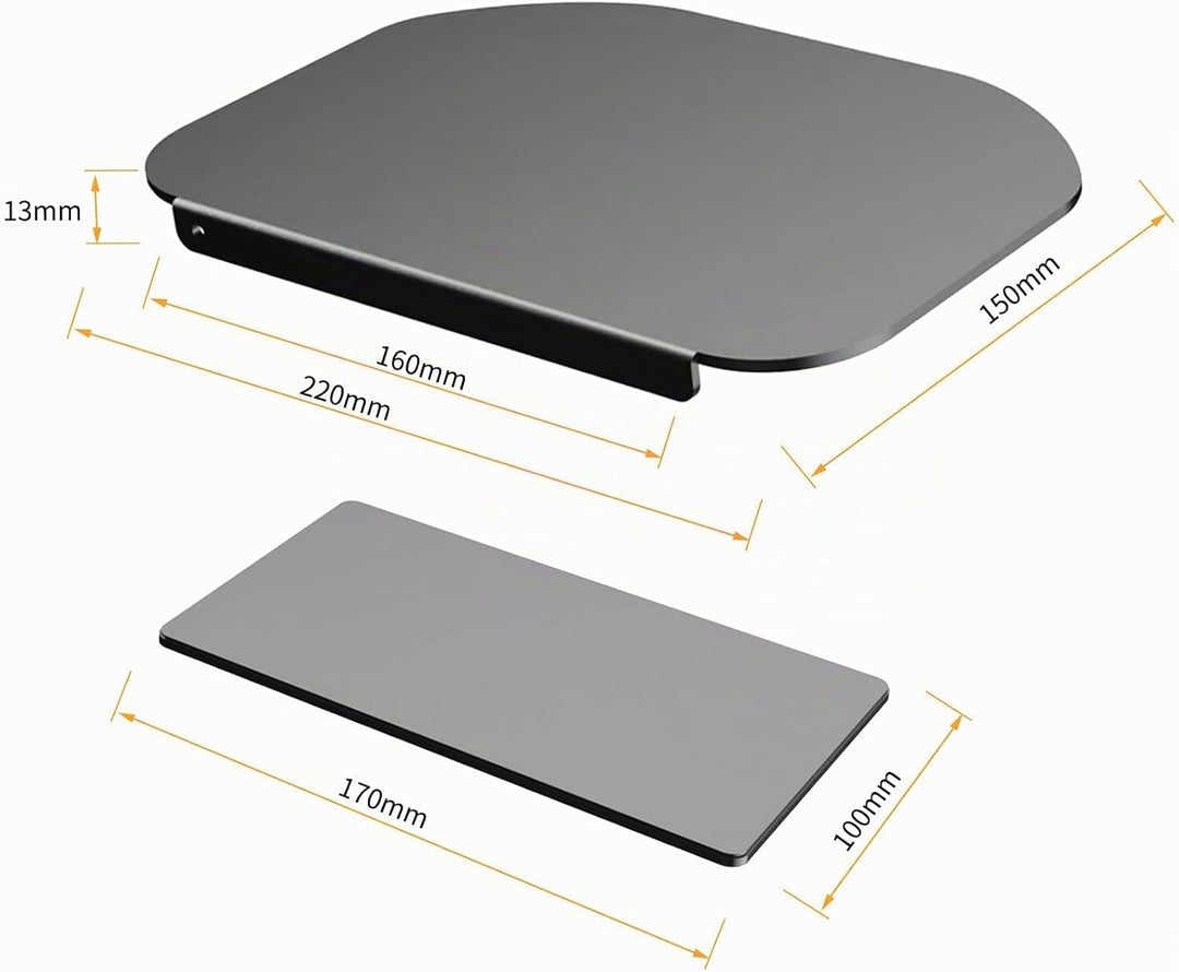 Pholiten Monitorhalter-Verstärkungsplatte für dünne, Glas- und andere zerbrechliche Tischplatten, St