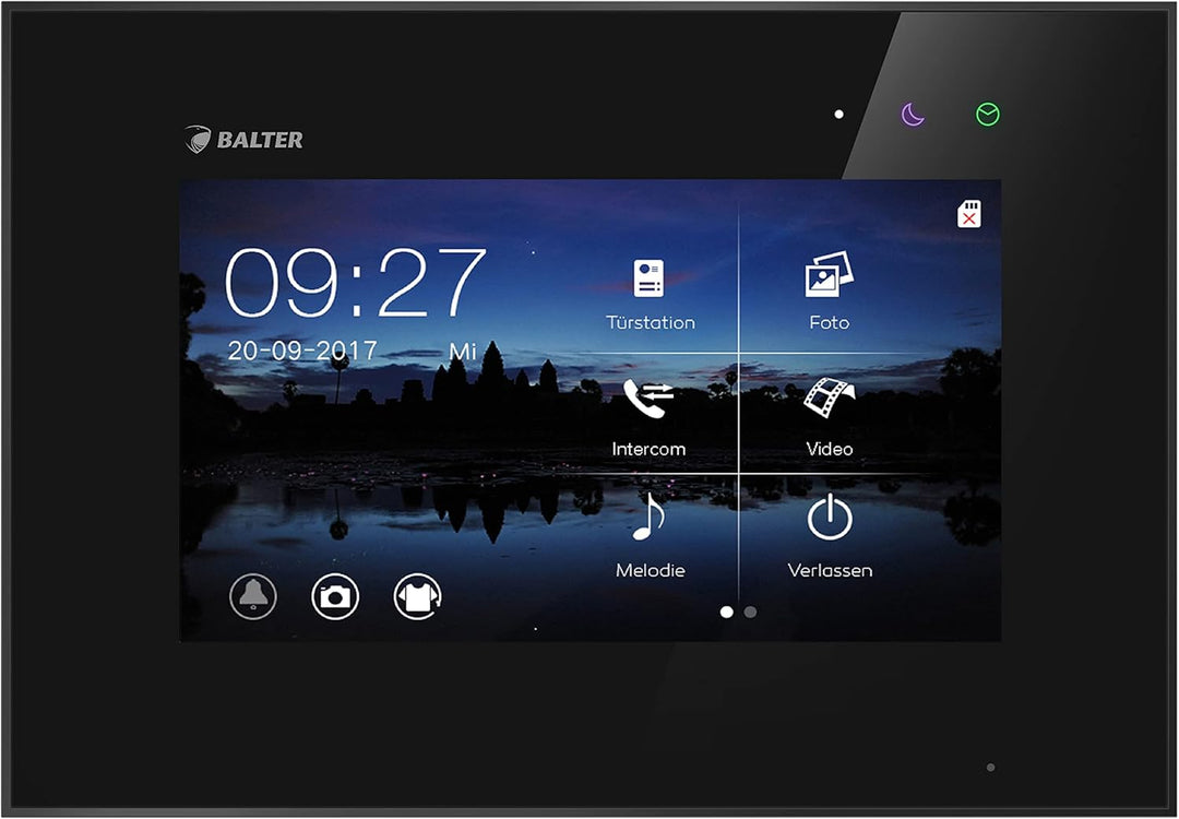 Balter Zusatz WLAN Monitor EVO Video-Türsprechanlage ✓ Touchscreen 7 Zoll Monitor ✓ 2-Draht Bus ✓APP