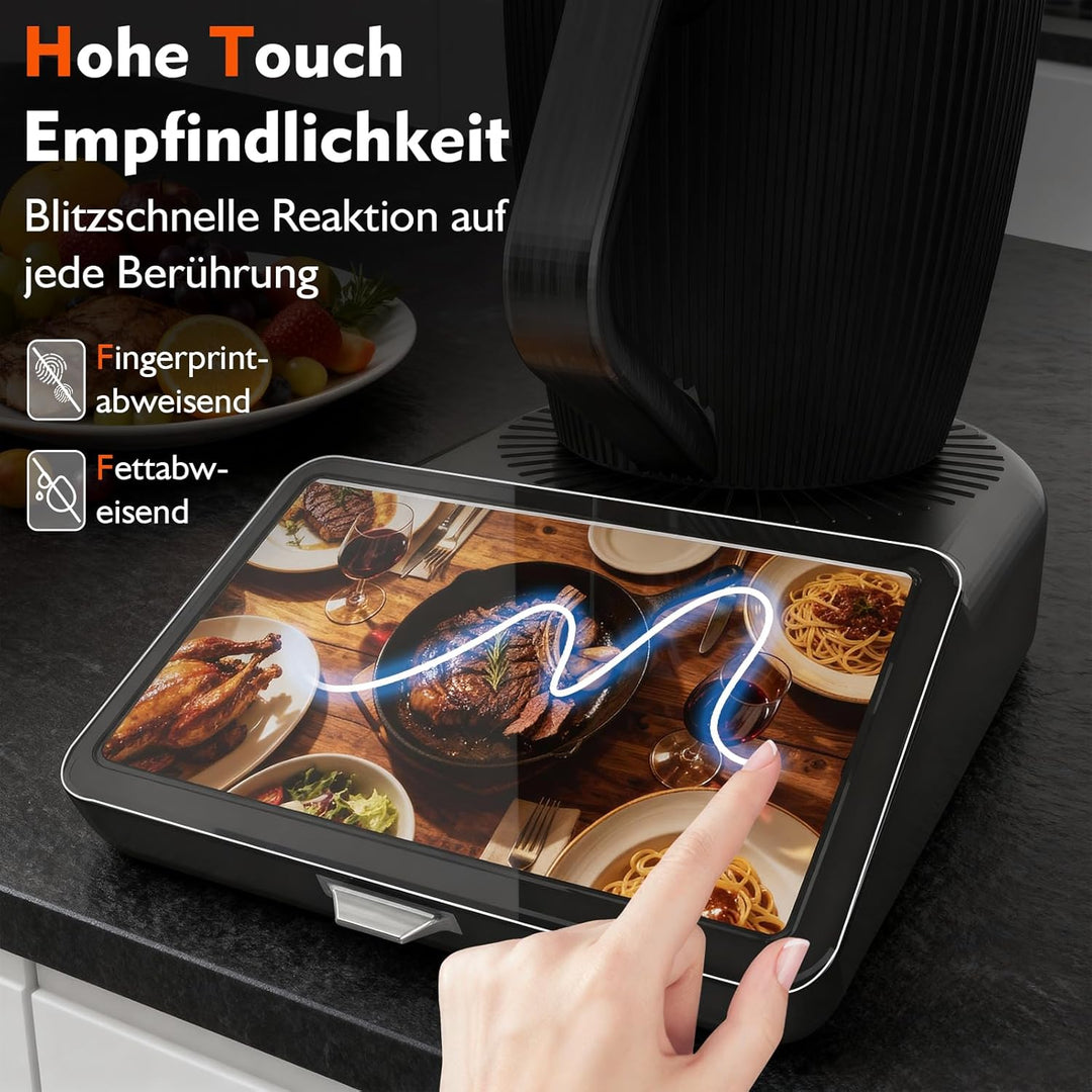 HAFOEEP 2-Stück Displayschutz für Thermomix TM7 Schutzfolie Schutzglas für Panzerglas tm7 Zubehör, U
