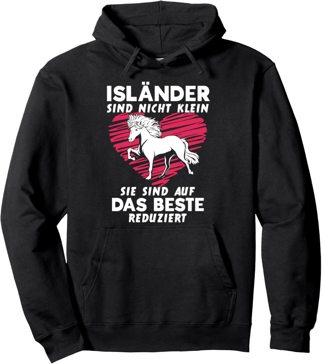 Isländer Islandpferd Friese Jungs Pony Spruch Pferdle Pullover Hoodie