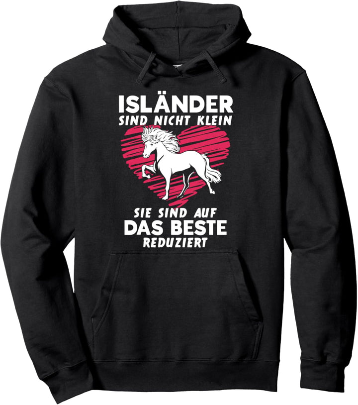 Isländer Islandpferd Friese Jungs Pony Spruch Pferdle Pullover Hoodie