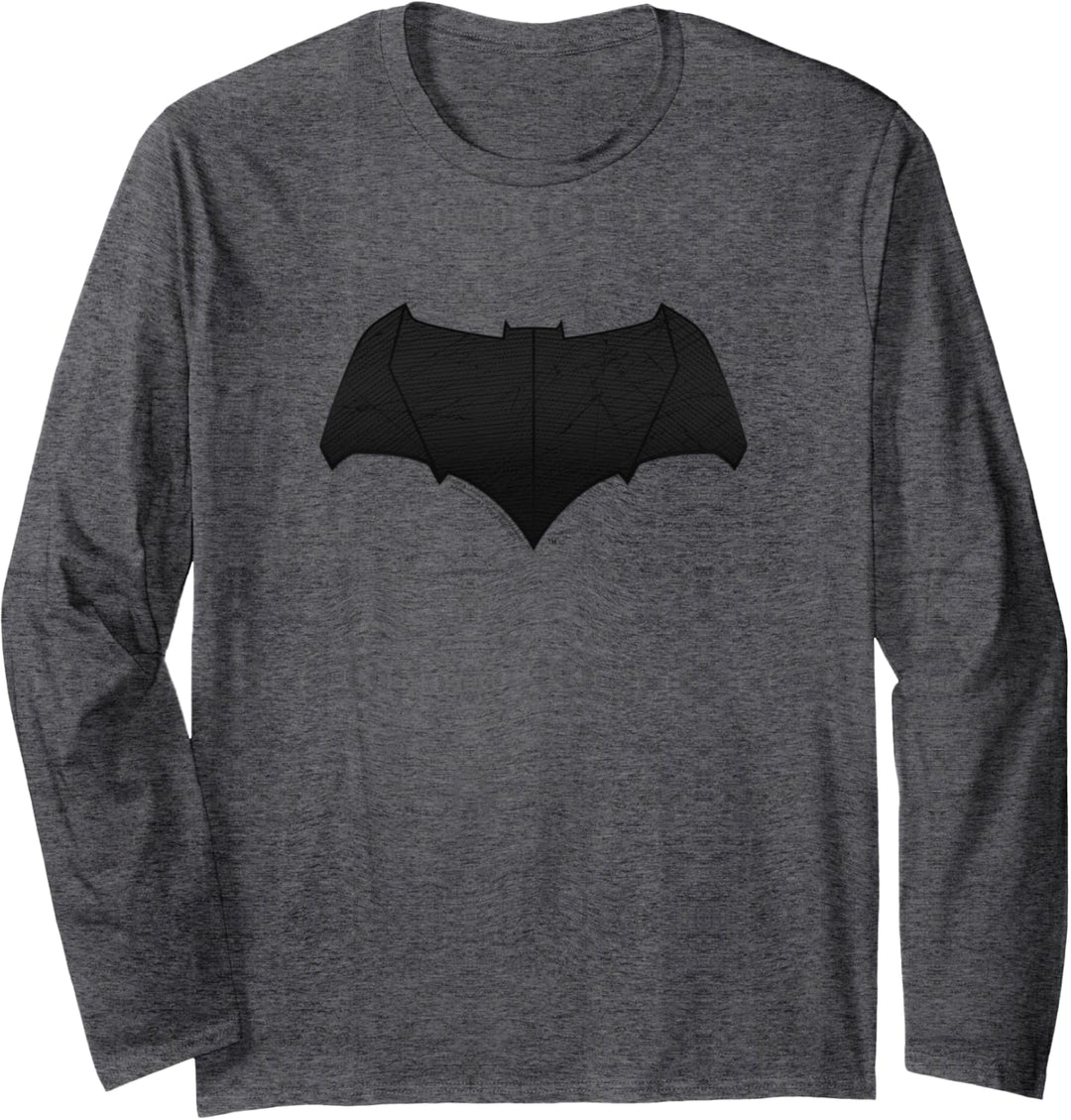 Justice League Movie Batman Logo Langarmshirt