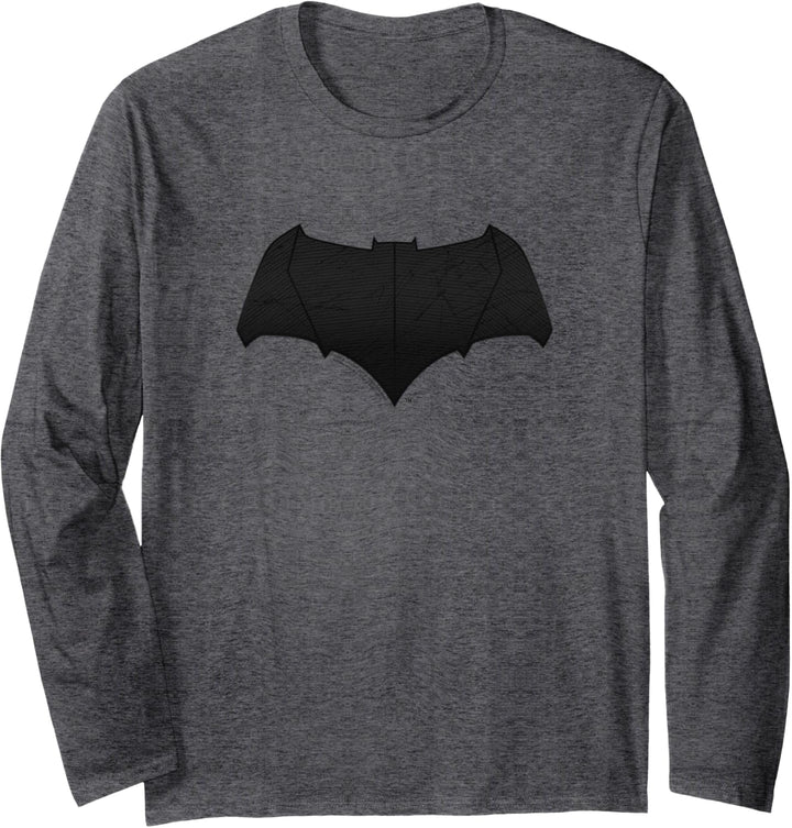 Justice League Movie Batman Logo Langarmshirt