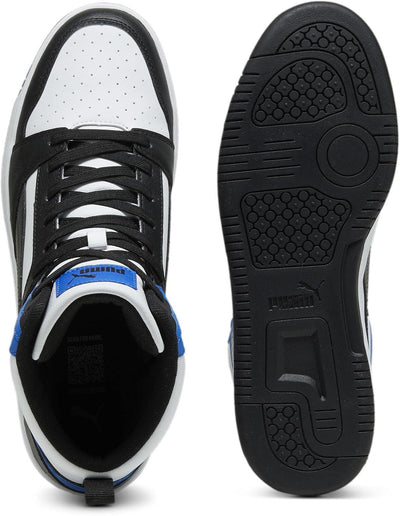 PUMA Unisex Rebound V6 Sneaker 40 EU Puma Black Puma White Puma Team Royal, 40 EU Puma Black Puma Wh