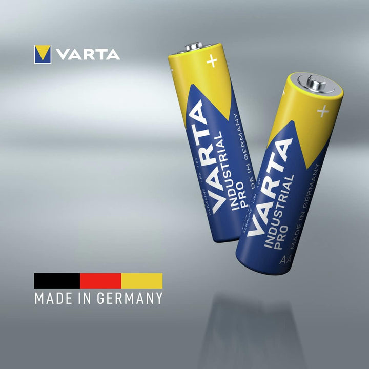 BOOMTONE Machine à fumée F400 noir & VARTA Batterien AA, Industrial Pro, Alkaline Batterie, 1,5V