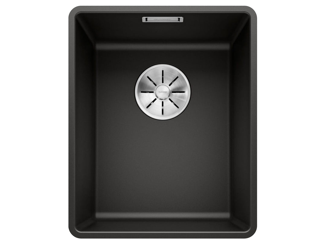 BLANCO SUBLINE 320-F | SILGRANIT schwarz | Einbauart: Flächenbündig | ohne Ablauffernbedienung | 40e