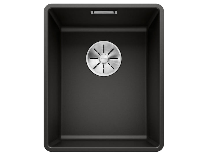 BLANCO SUBLINE 320-F | SILGRANIT schwarz | Einbauart: Flächenbündig | ohne Ablauffernbedienung | 40e