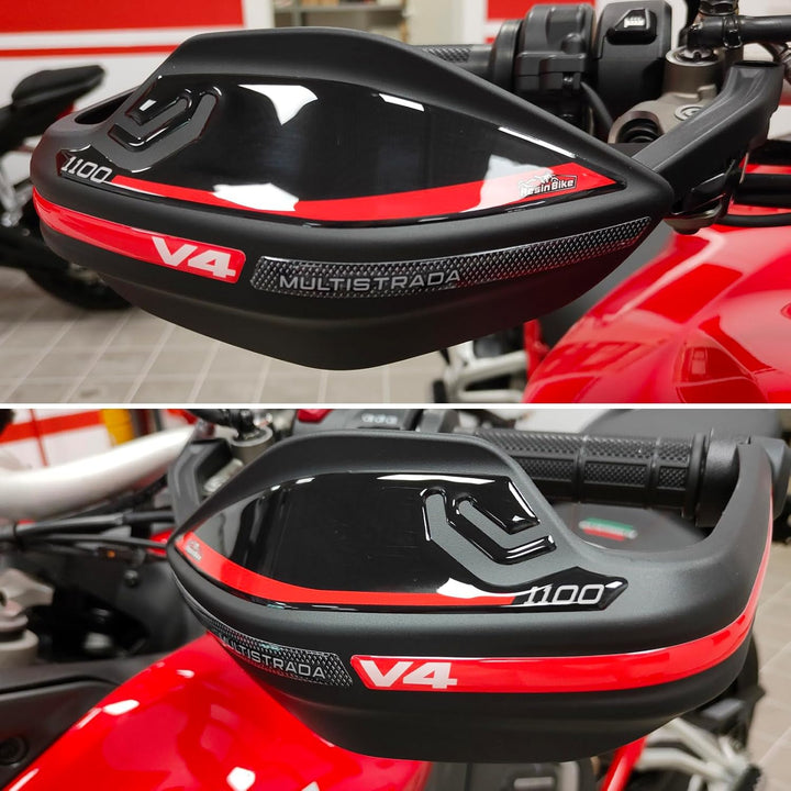Resin Bike Motorrad-Aufkleber, kompatibel mit Ducati Multistrada V4 1100 2021, Motorrad-Schutz vor S