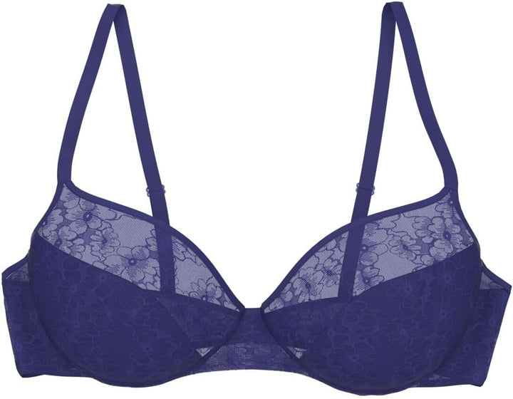 Triumph Damen Bright Spotlight W Bra, Halbtransparent, 70B Cool Water