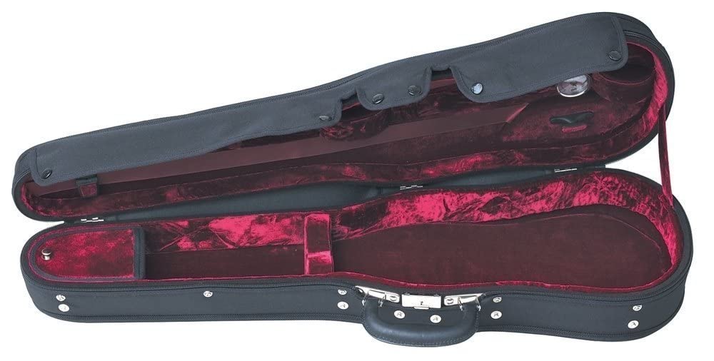 GEWA Violinformkoffer Liuteria Meastro 4/4 schwarz/rot, Meastro 4/4 schwarz/rot