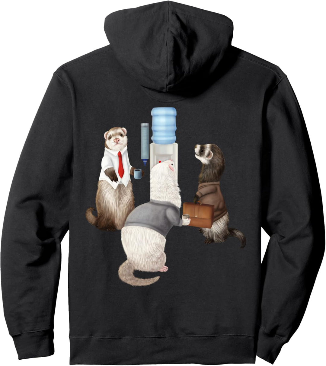 Ein Geschäft mit Frettchen Pullover Hoodie
