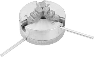 Drehfutter 3 Backen Mini Drehfutter Z011 Zubehör für Mini-Metalldrehmaschinen, M12*1 Chuck Hand Elec