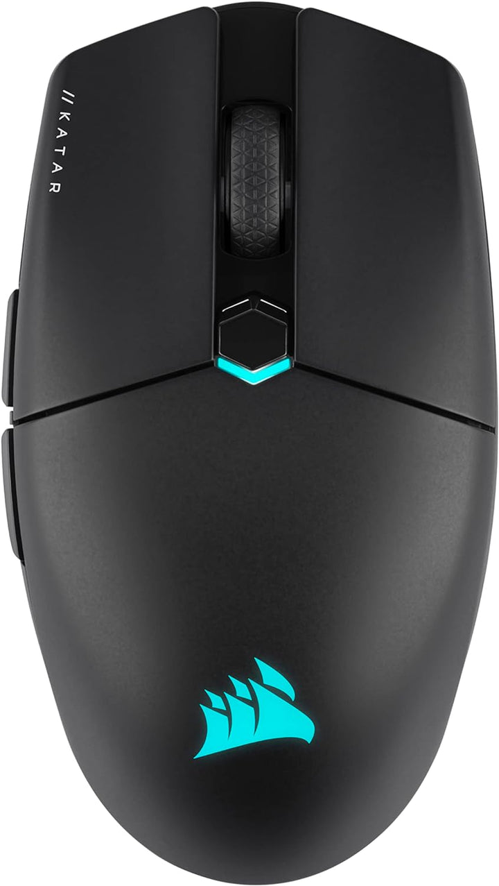CORSAIR KATAR ELITE WIRELESS Ultraleichte FPS Gaming Maus - 10.000 DPI - Symmetrische Form - Bis zu
