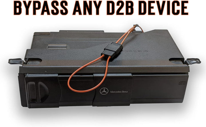 M&P USA D2B Glasfaser-Bypass-Schleife, kompatibel mit Mercedes 1998–2003