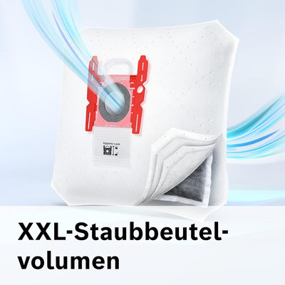 Bosch Staubsauger mit Beutel ProSilence Serie 8 BGB75XSIL, Bodenstaubsauger, ideal für Allergiker, H
