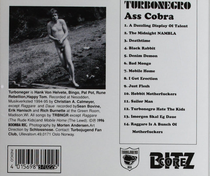 Ass Cobra, Audio-CD