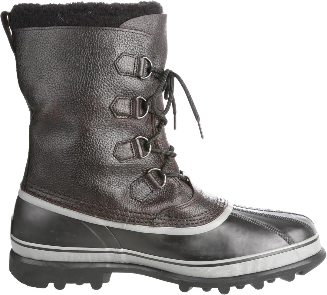Sorel Herren Caribou Wasserdichte Winterstiefel 42.5 EU Black Dark Stone, 42.5 EU Black Dark Stone