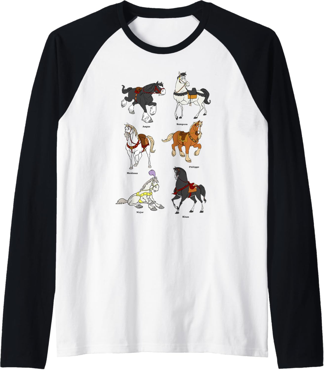 Disney Princess Horses Raglan