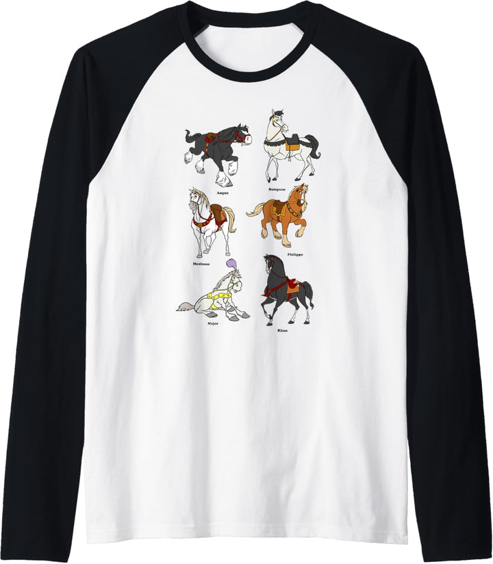 Disney Princess Horses Raglan