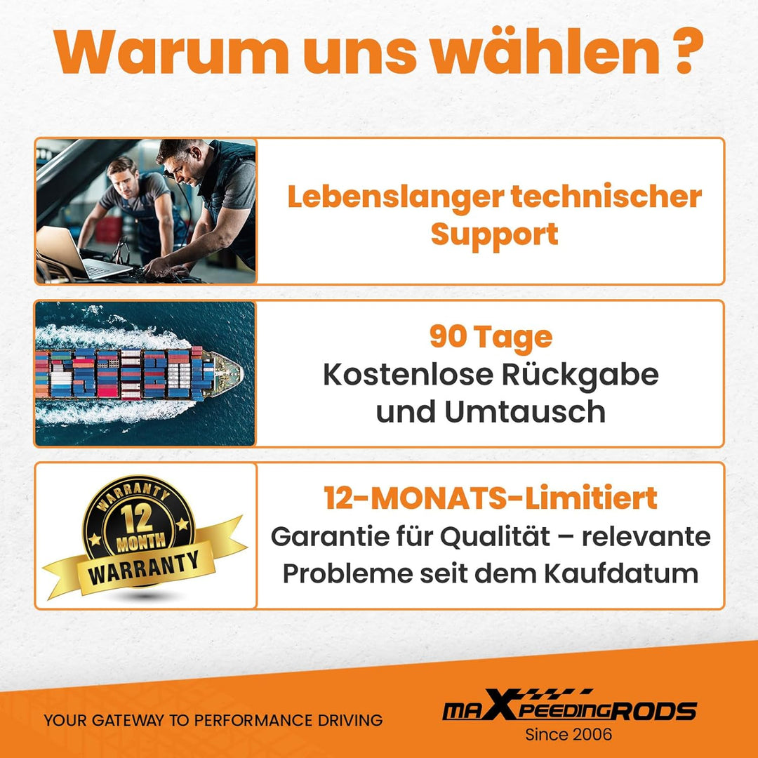 maXpeedingrods Vorne Rechts Türschloss Stellmotor mit Zentralverriegelung für VW Golf V 1K1 Golf Plu