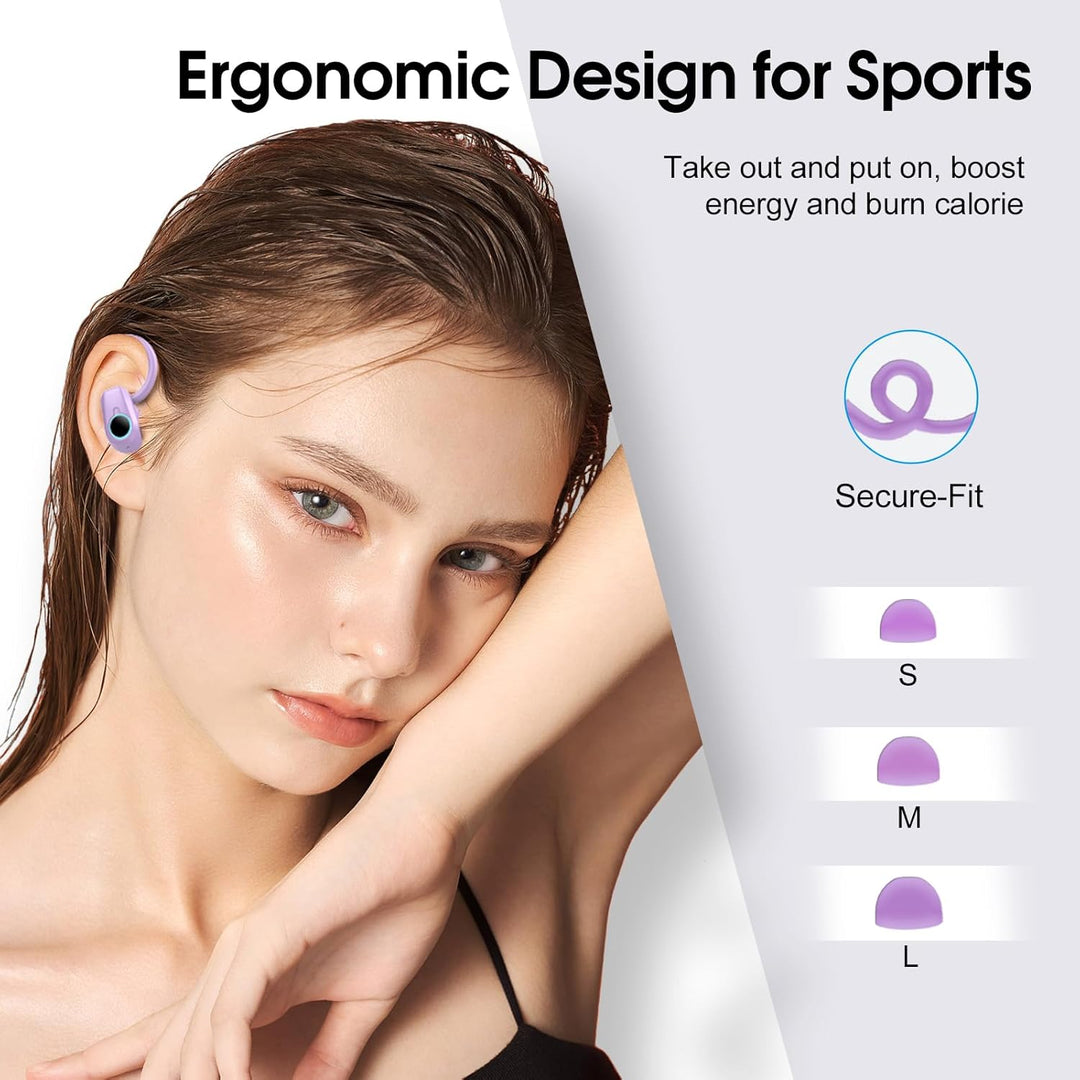 Bluetooth Kopfhörer Sport, 2026 Kopfhörer Kabellos Bluetooth 5.3 In Ear mit 6 ENC Noise Cancelling M