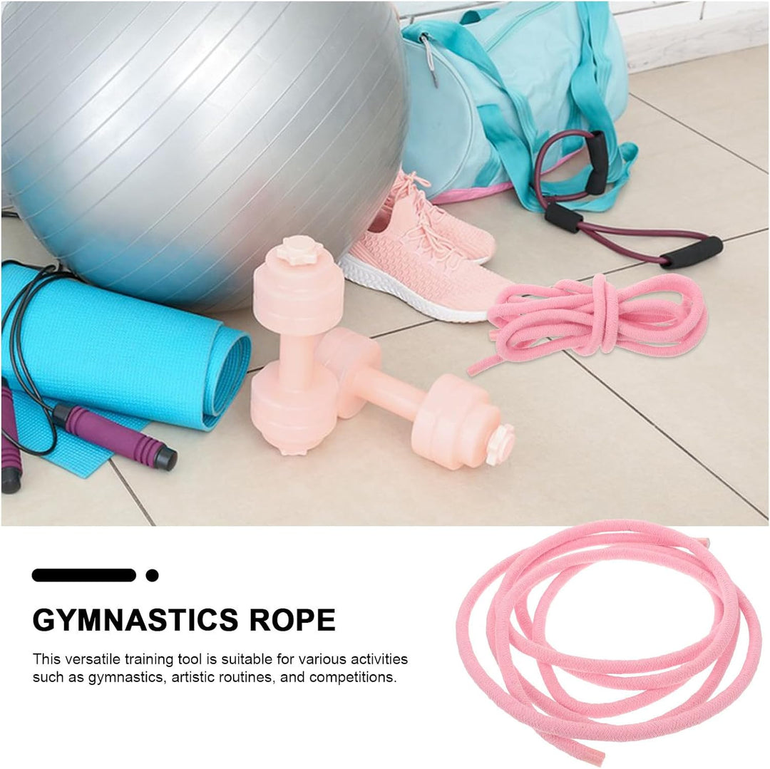 NUOBESTY Farbiges Baumwoll Turnseil mit Komfortablem Griff und Stylischem Design für Rhythmische Gym