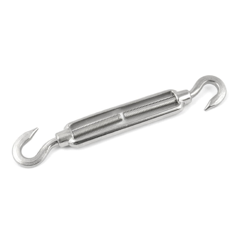 10 Stk. SPANNSCHLOSS Haken - Haken M5 VA4 edelstahl Spannschraube Spannschlösser 
