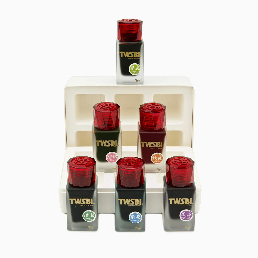 TWSBI 1791 Combo Color Set von 6 Tinten Limitierte Auflage