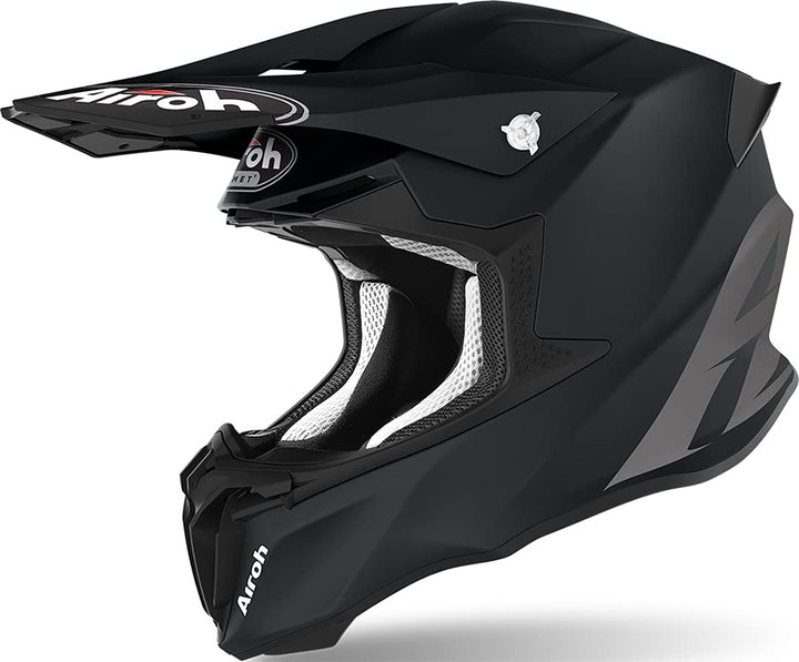 Airoh HELMET TWIST 2.0 COLOR BLACK MATT XL, schwarz XL Schwarz, XL Schwarz