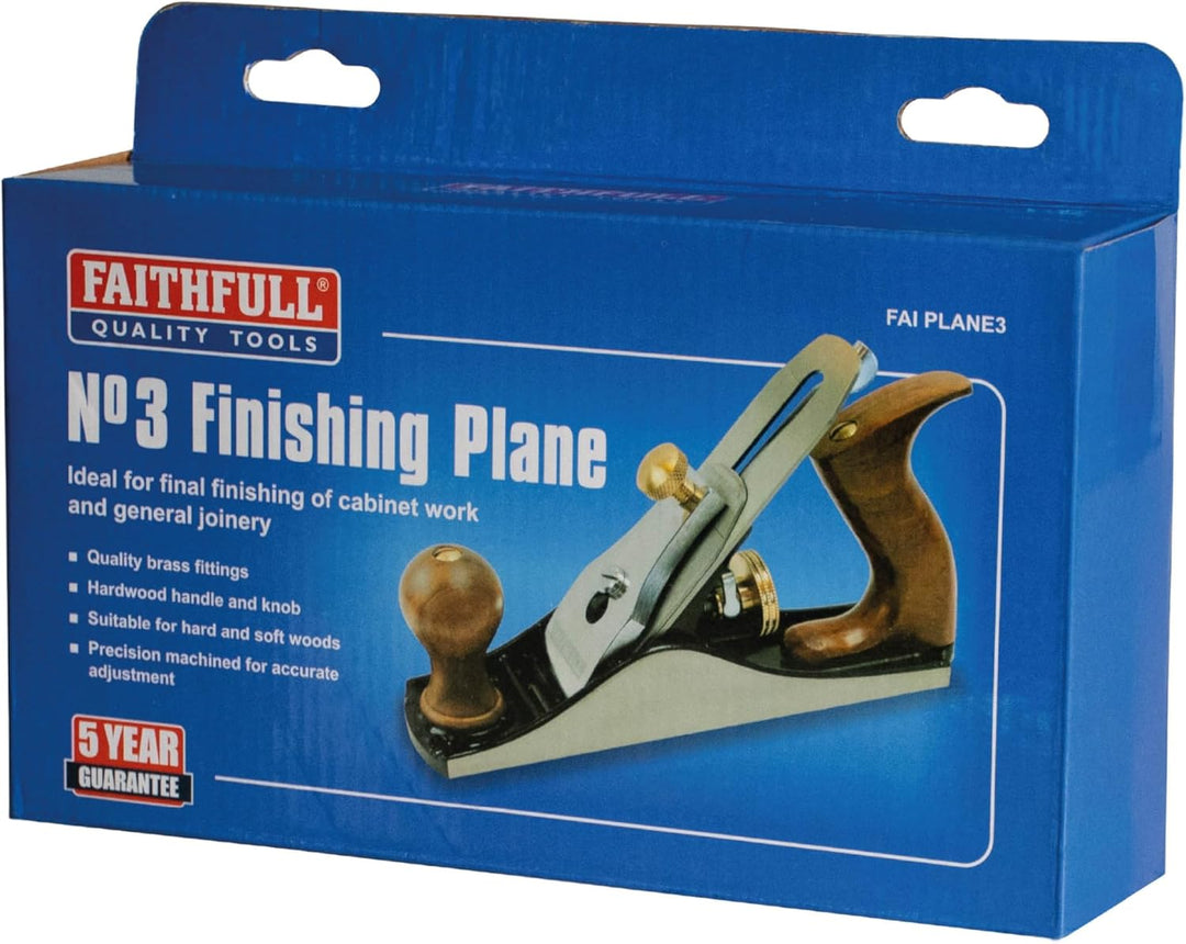 Faithfull - Nr.3 Finishing Plane - FAIPLANE3 Single, Single