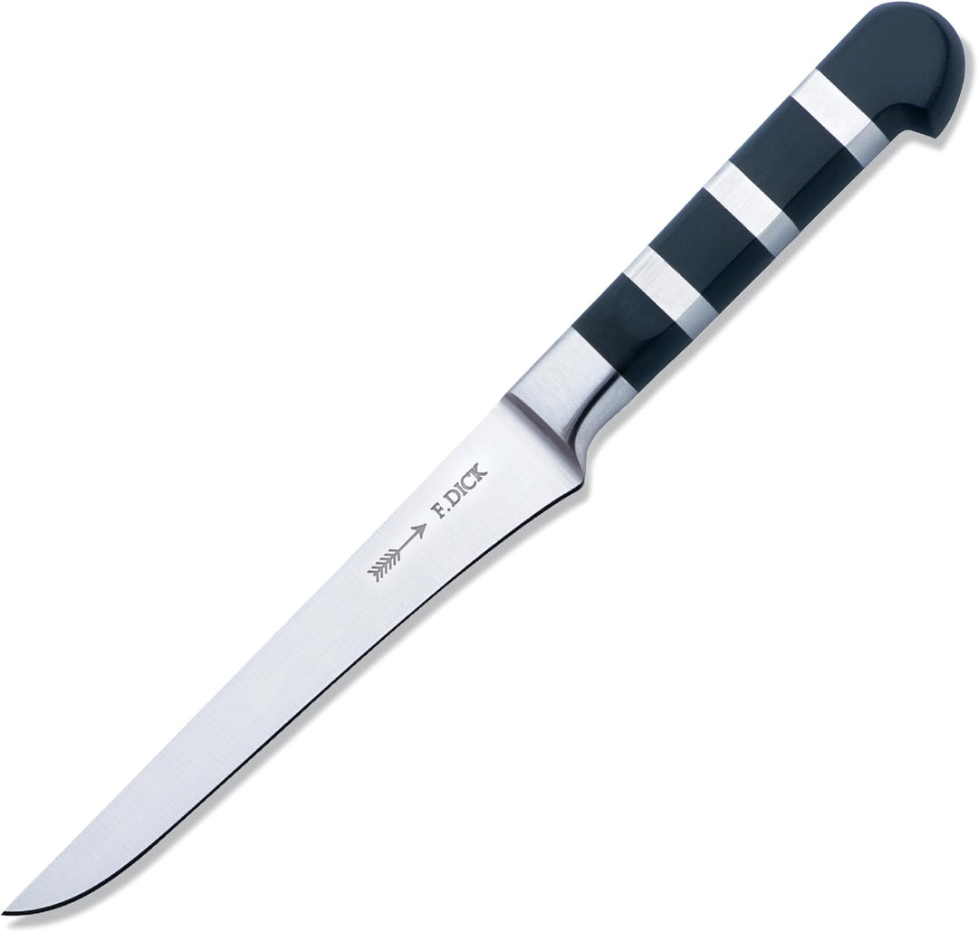 F. DICK Ausbeinmesser, 1905 (Messer mit Klinge 15 cm, X50CrMoV15 Stahl, nichtrostend, 56° HRC)