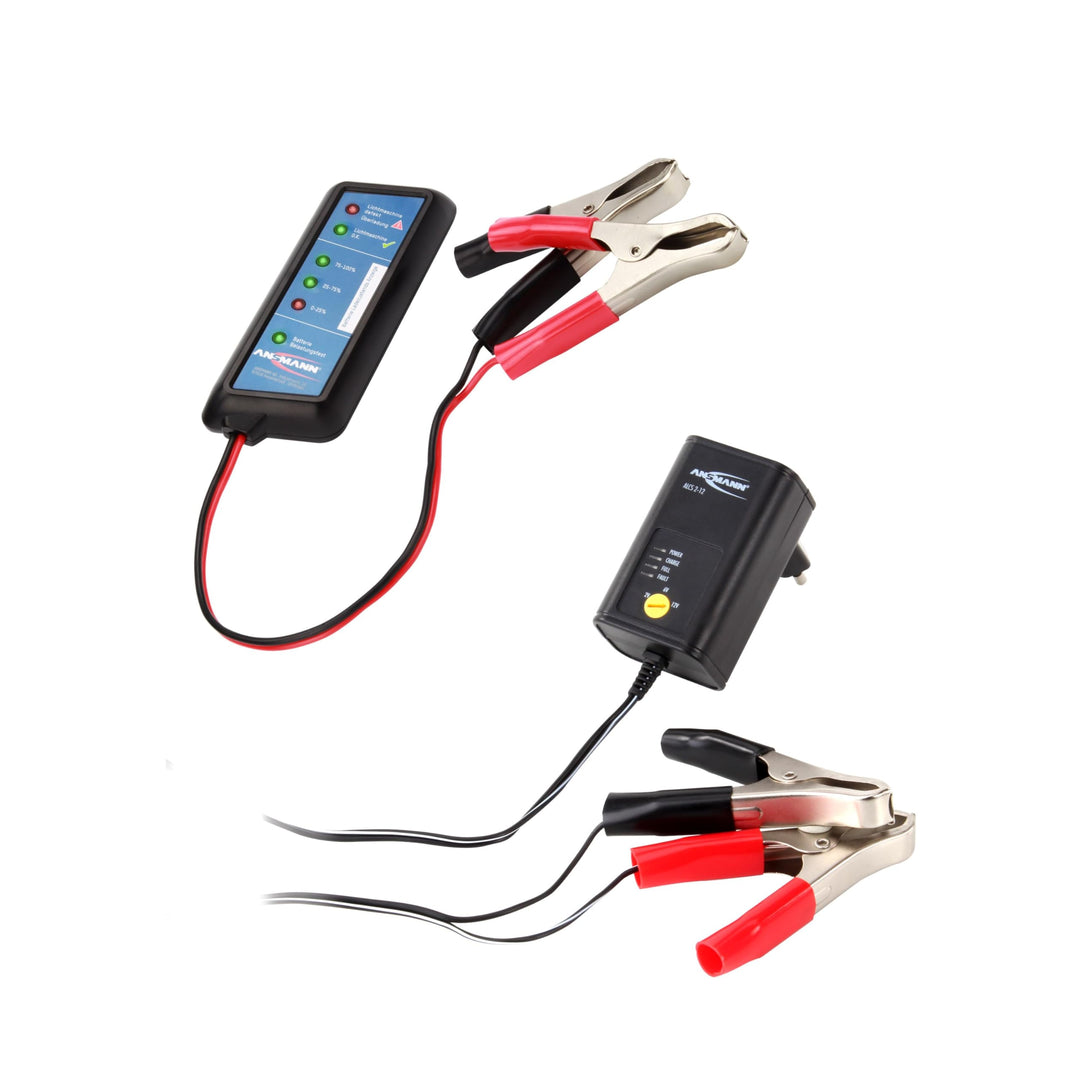 ANSMANN Batterie Ladegerät 2V/6V/12V mit Erhaltungsladung zum Einlagern von Blei Akkus (Gel, Wet, MF