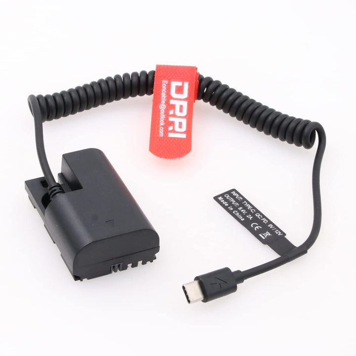 DRRI LP-E6 auf USB Type-C PD Stromkabel für EOS 70D 7D 60D 6D 5D Mark II III 5DS 5DS-R Kameras E6-US
