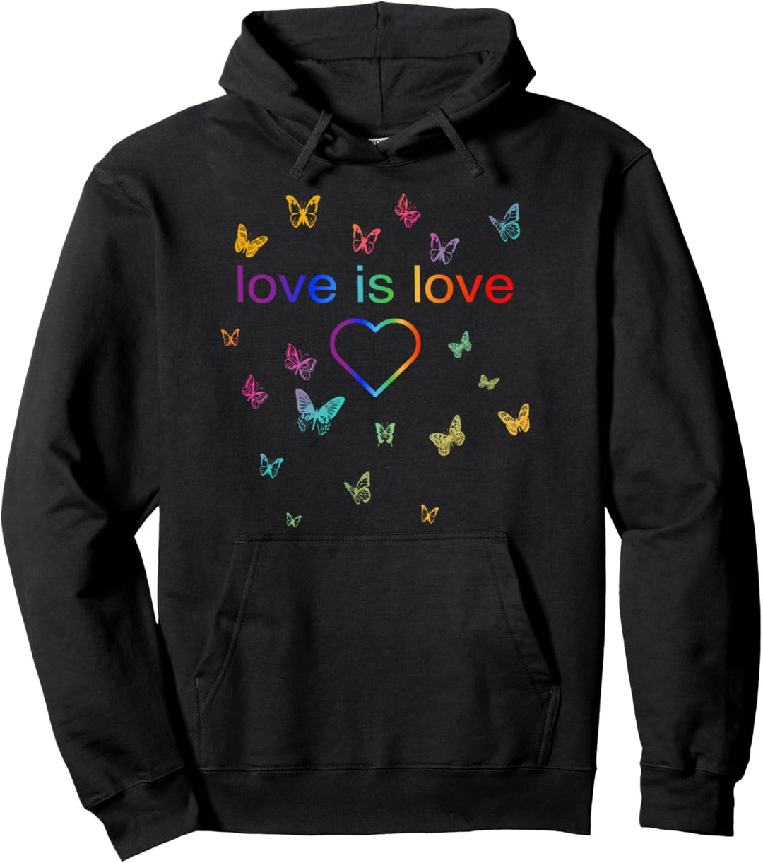 Happy Pride Month - Love is Love - LGBTQI+ Pullover Hoodie