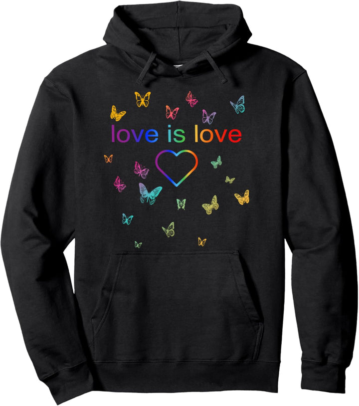 Happy Pride Month - Love is Love - LGBTQI+ Pullover Hoodie