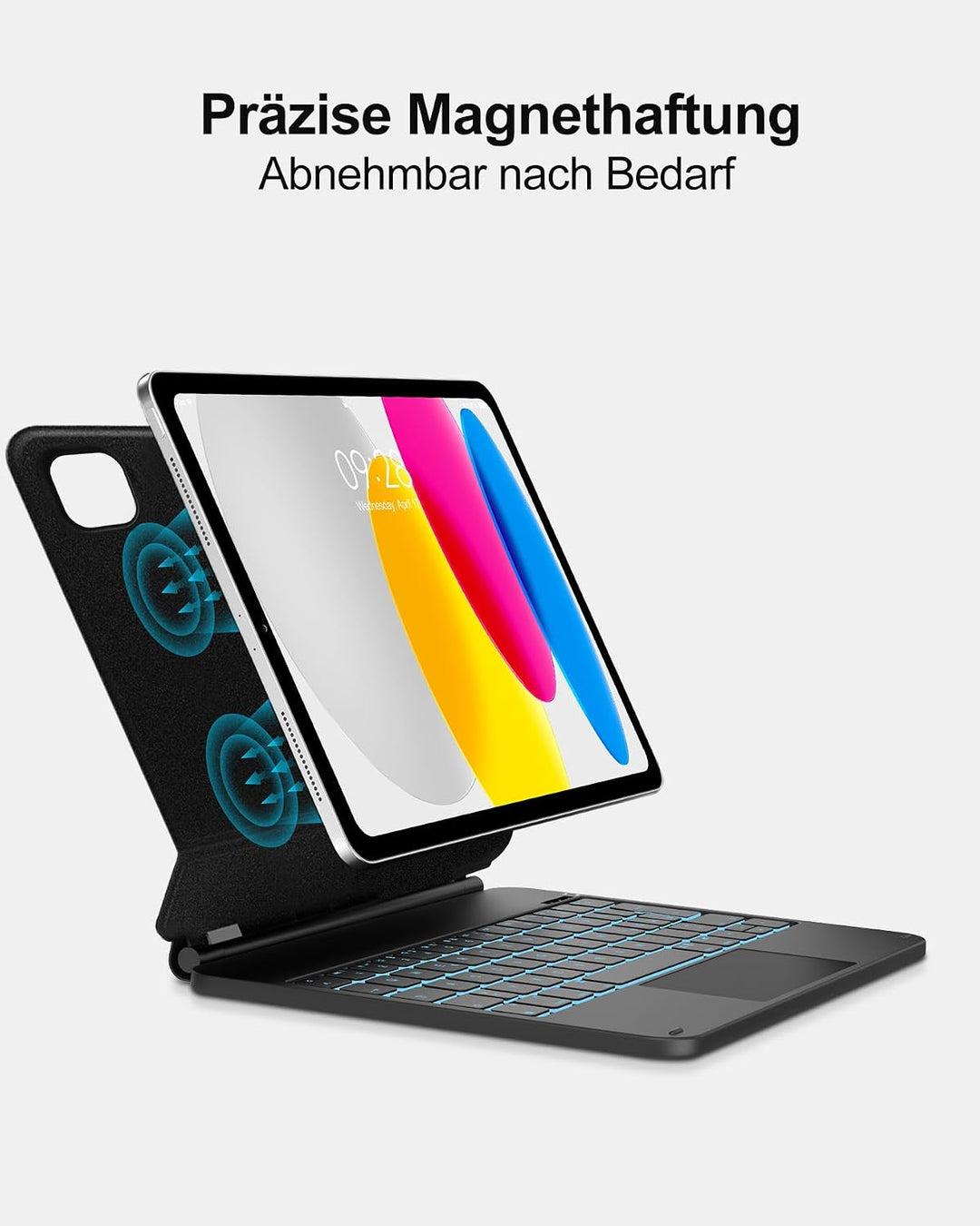 Magic Keyboard Für iPad A16 11" mit TP & Beleuchtung QWERTZ | Magic Keyboard für iPad 11. Generation