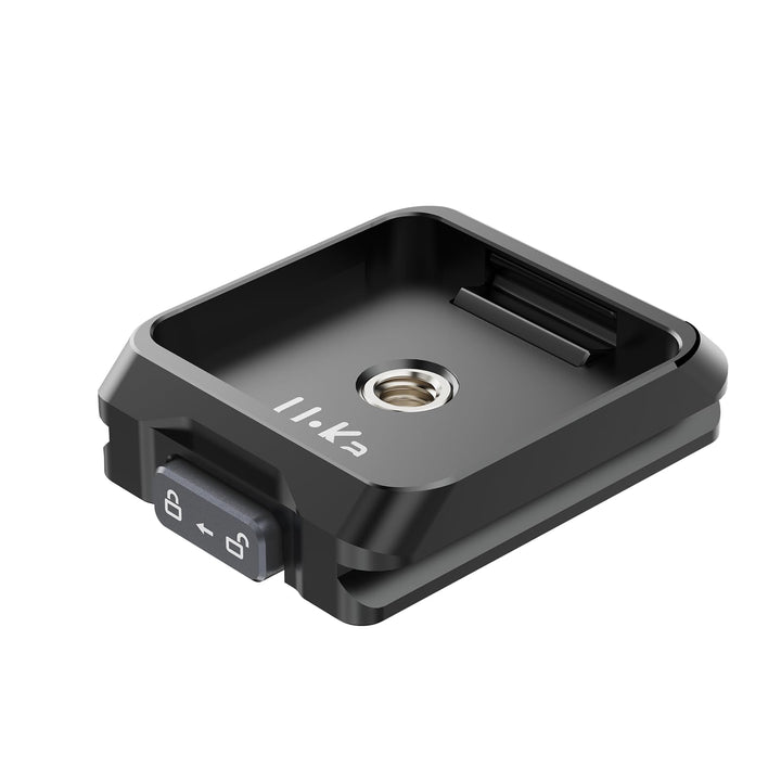 ULANZI UKA03 Quick Release Base, Schnellkupplungssockel mit 1/4' Schraubgewinde für Dreibein, Einbei