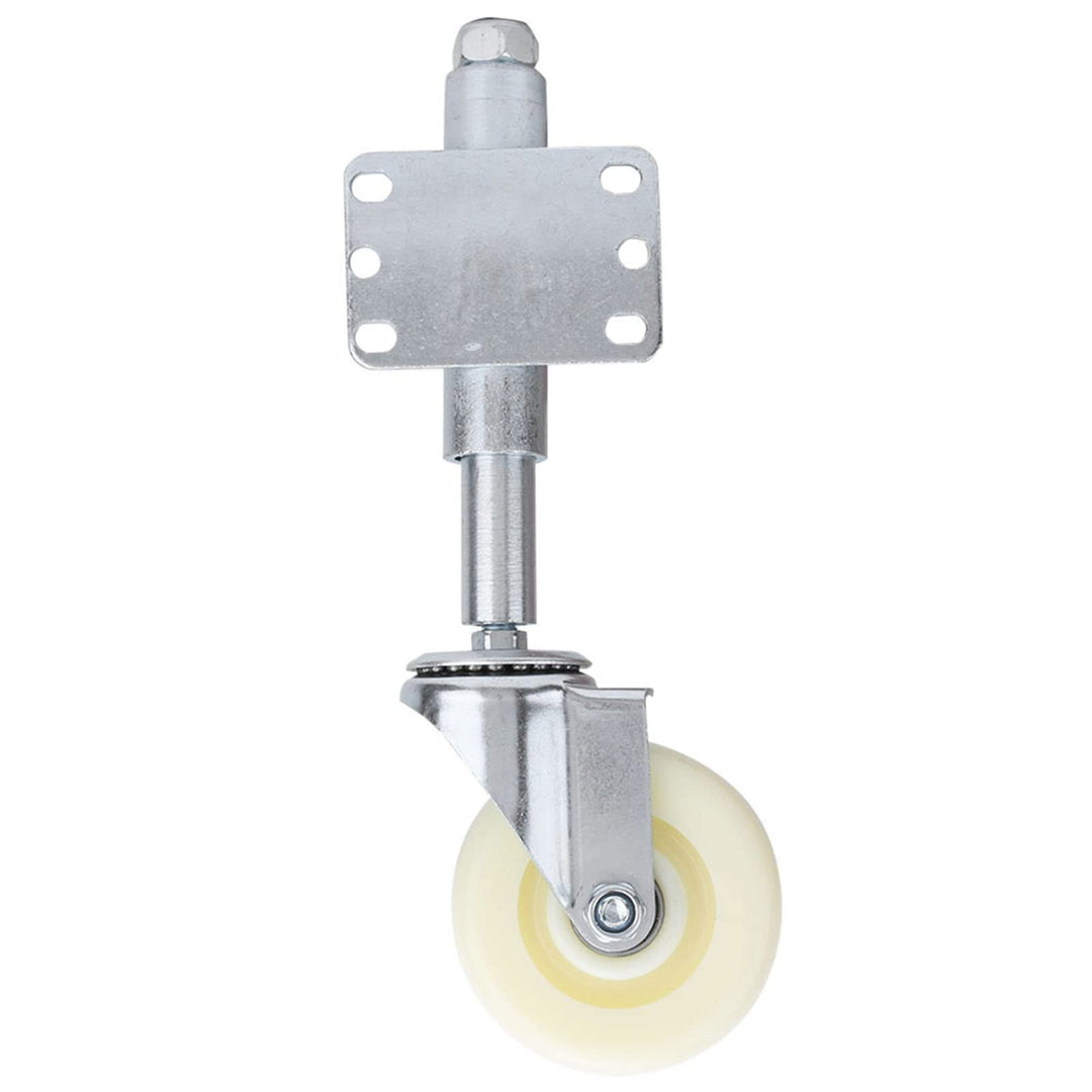 10,2 cm Federbelastete Torrolle, Strapazierfähige Gefederte Lenkrolle, Nylon Torrad mit 440 lbs Trag