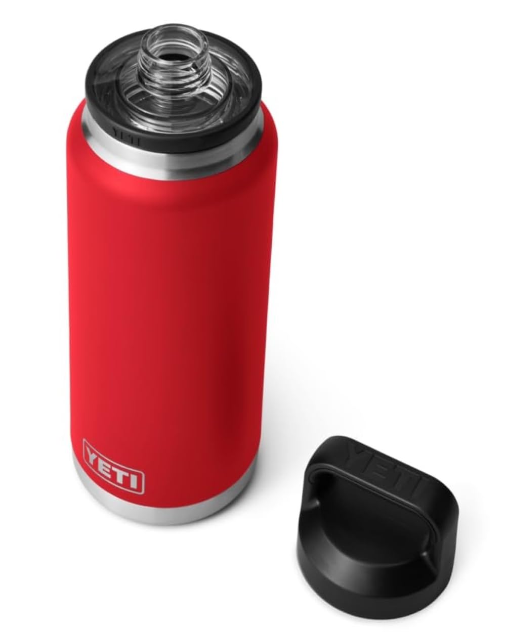 YETI Rambler Flasche Mit Chug-verschluss, Rescue Red, 36oz (1065ml), Rescue Red