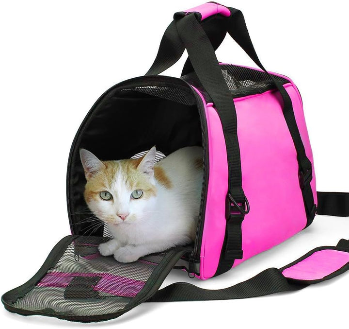 Transporttasche für Katzen, weiche Seiten, für Katzen, Hunde, Welpen, bequem, tragbar, faltbar, von