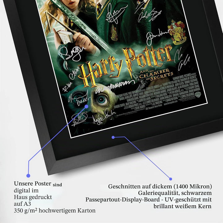 HWC Trading Kammer des Schreckens Harry Potter Die Darsteller Daniel Radcliffe Emma Watson Rupert Gr