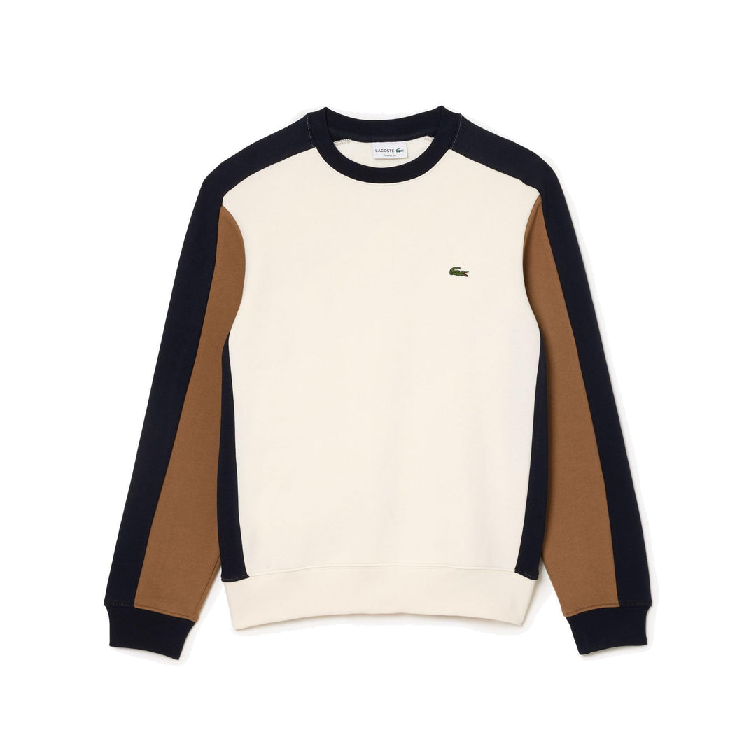 Lacoste Herren Sweatshirt SH1299, Männer Pullover,sportlicher Sweater M Lapland/Cookie-abysm (Ri2),