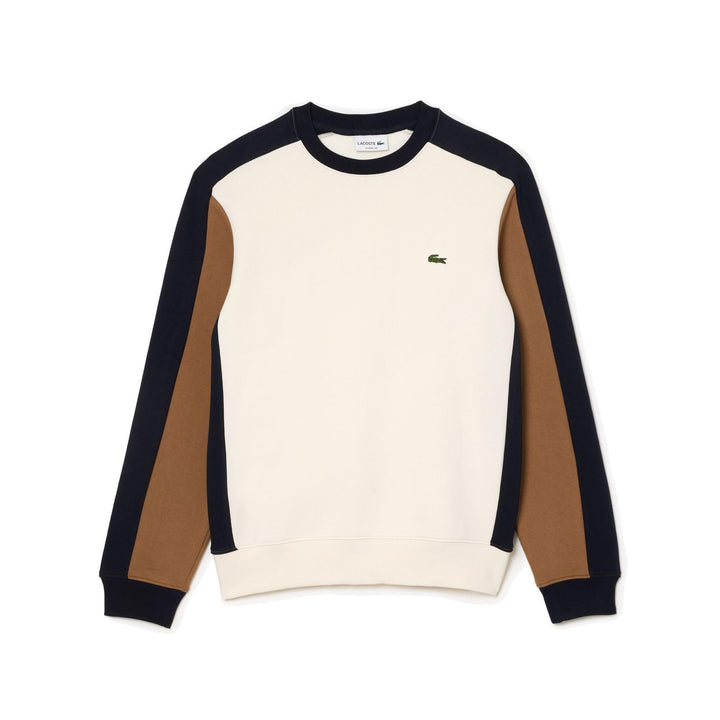 Lacoste Herren Sweatshirt SH1299, Männer Pullover,sportlicher Sweater M Lapland/Cookie-abysm (Ri2),