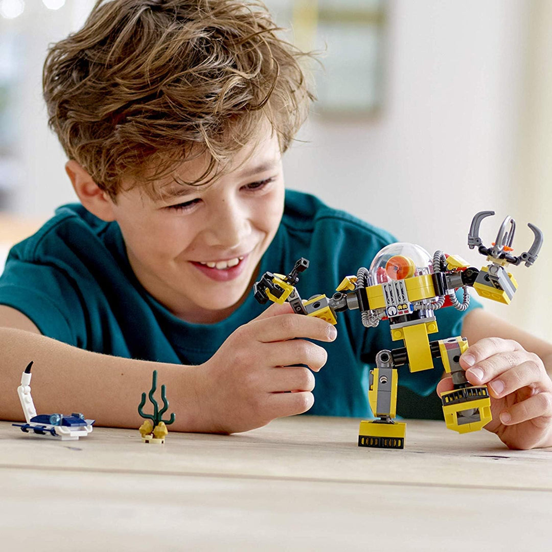 LEGO Creator 3in1 Underwater Robot 31090 Building Kit , New 2019 (207 Piece)